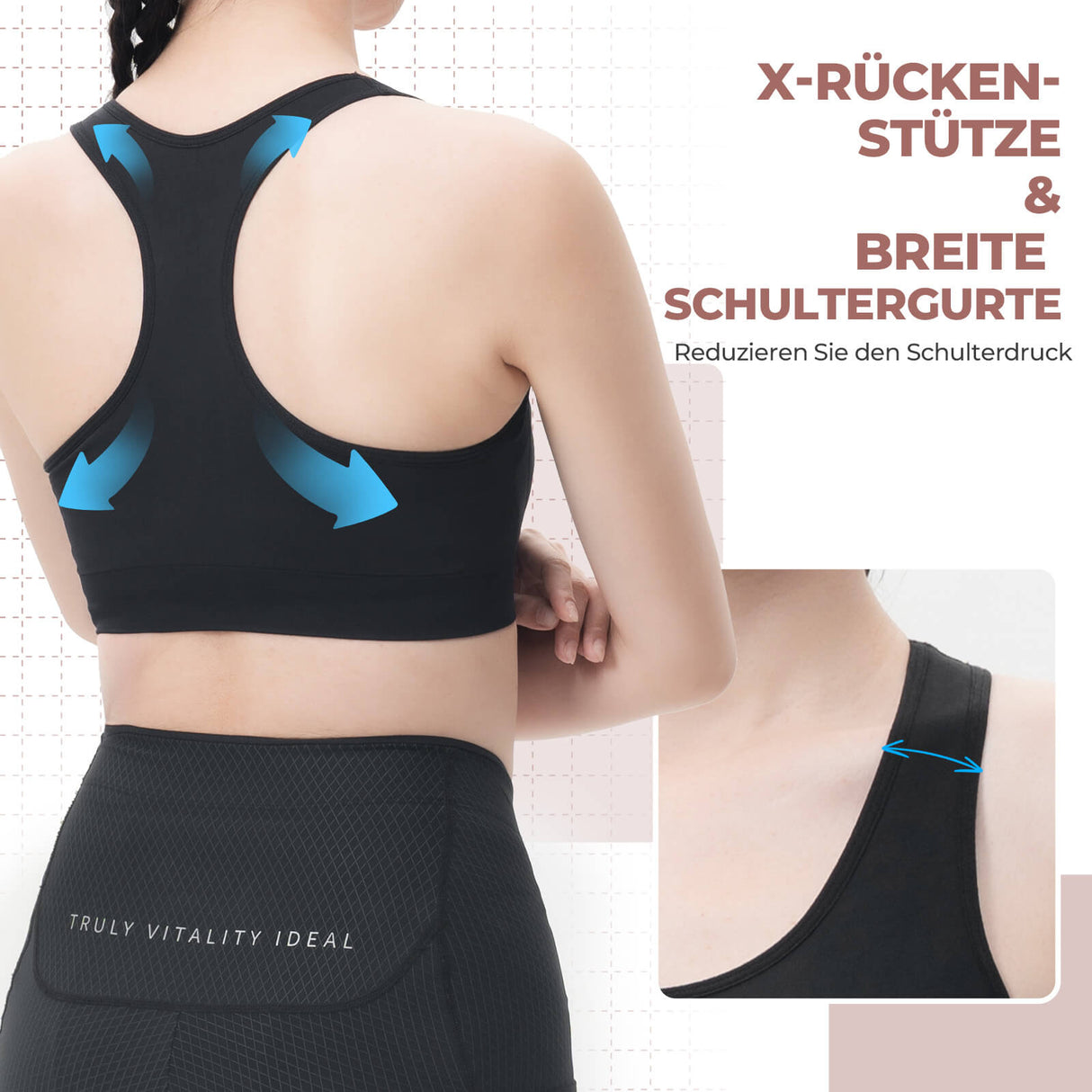 TVI Damen Ärmelloses Radtrikot Fahrradweste – Sommer, Integrierter BH-Einsatz & Atmungsaktiv