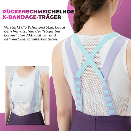 Entdecke die TRULY VITALITY Damen Bib-Shorts: Deine Lösung für ultimativen Komfort und Performance auf dem Rad.