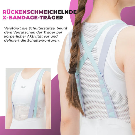 Entdecke die TRULY VITALITY Damen Bib-Shorts: Deine Lösung für ultimativen Komfort und Performance auf dem Rad.