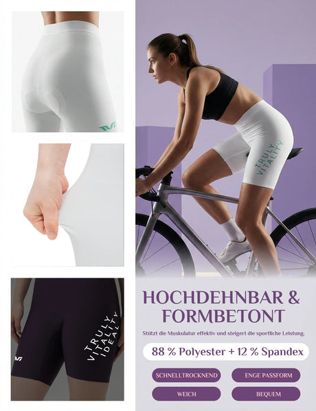 TVI Damen Radhose: Die Symbiose aus nahtlosem Komfort, intelligenter Dämpfung und durchdachter Sicherheit