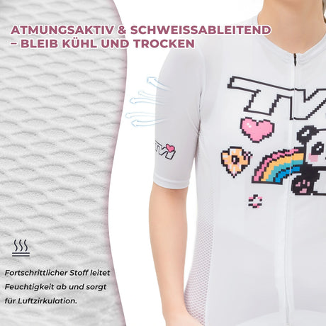 TVI Damen Radtrikot – Kurzarm mit 3 Taschen