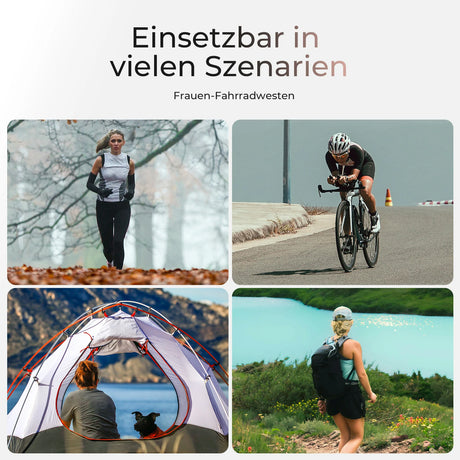 TVI Damen Winddichte Weste – Leicht & Atmungsaktiv
