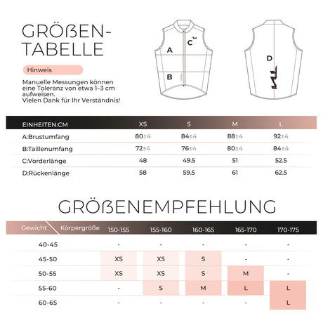 TVI Damen Winddichte Weste – Leicht & Atmungsaktiv