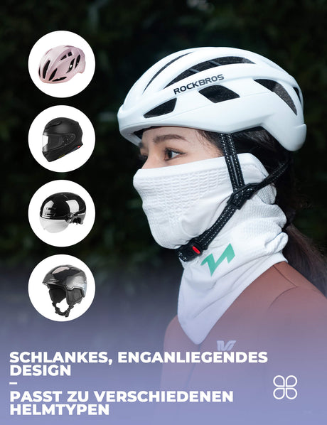 TVI Damen Winter Halbe Sturmhaube – Warme Ski-Maske & Winddichtes Halstuch