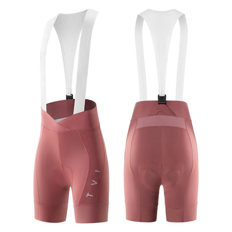 TVI Fahrrad Trägerhose Damen – Kurz, gepolstert, mit magnetischem Träger