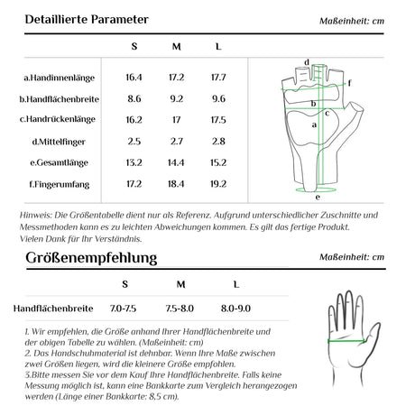 TVI Fahrradhandschuhe Damen – Sommer‑Halbfinger, mit SBR‑Stoßdämpfung