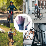 TVI Fahrradhandschuhe Damen – Sommer‑Halbfinger, mit SBR‑Stoßdämpfung