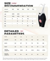 TVI Fahrradhose – Träger‑Radhose Damen, gepolstert mit Shaping‑Effekt, Sommer