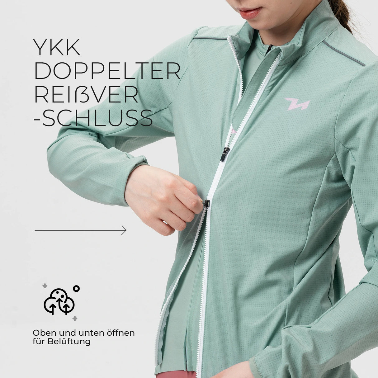 TVI Fahrradjacke Damen – Atmungsaktiv, leicht & winddicht