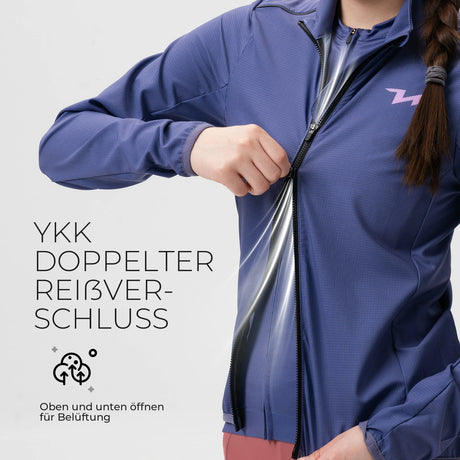 TVI Fahrradjacke Damen – Atmungsaktiv, leicht & winddicht