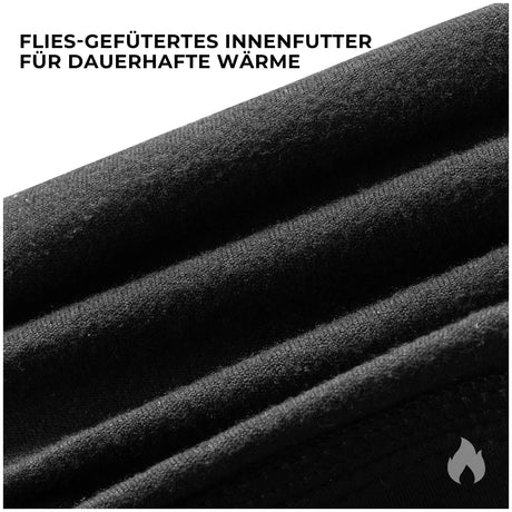 TVI Fahrradmütze Winter – Fleece‑Helmuntermütze mit Ohrenabdeckung