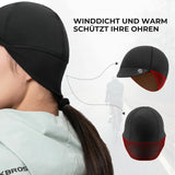 TVI Fahrradmütze Winter – Fleece‑Helmuntermütze mit Ohrenabdeckung