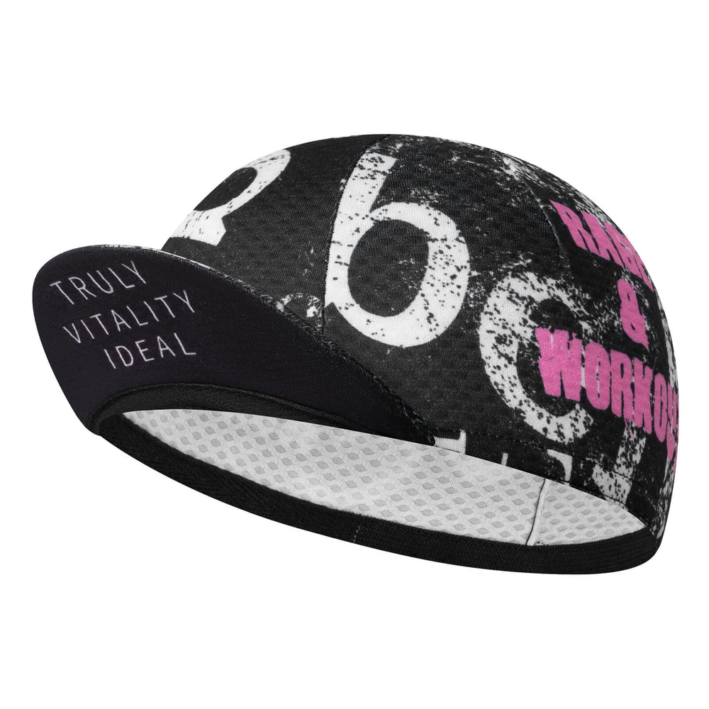 TVI Fahrrad Kappe Sommer Fahrradmütze unter dem Helm丨ROCKBROS-Schwarz-Rosa