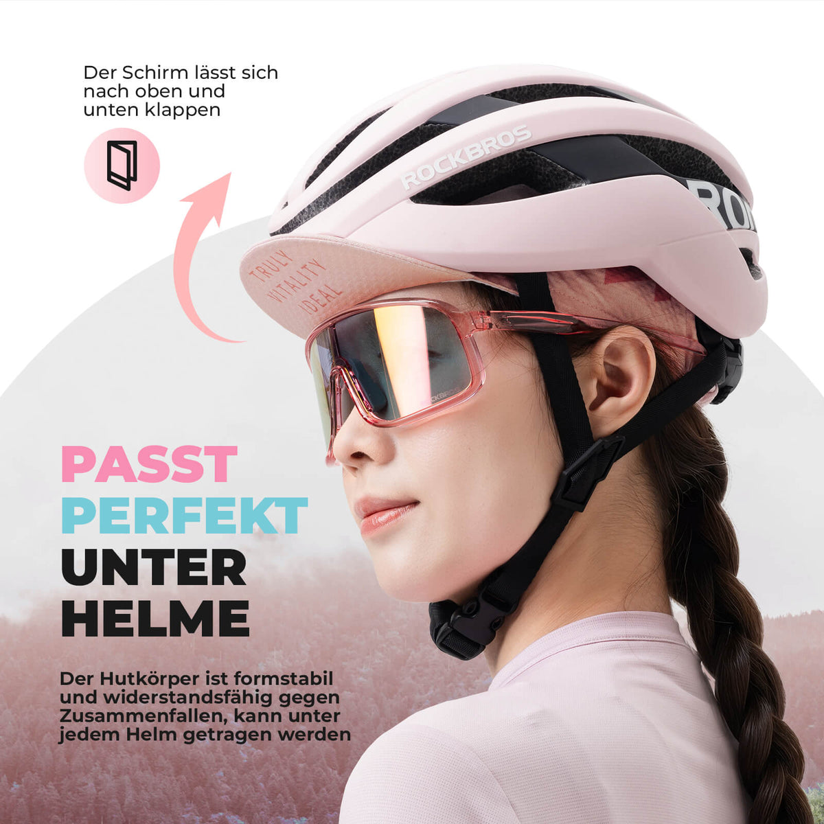 fahrradhelm als kappe TVI Fahrrad Kappe Sommer Fahrradmütze unter dem Helm丨ROCKBROS – ROCKBROS-DE