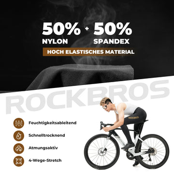mountainbike hose gepolstert Trägerhose Fahrradhose Herren Gepolstert, Atmungsaktive Schnelltrockne – ROCKBROS-DE
