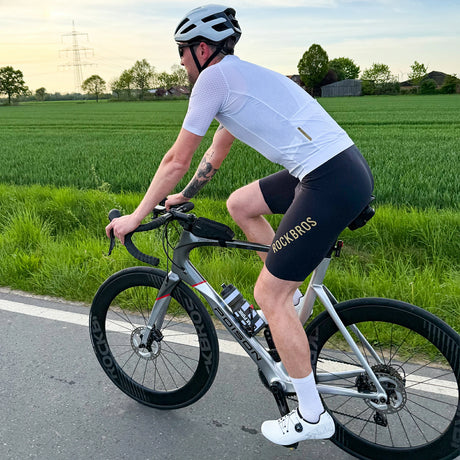 Trägerhose Fahrradhose mit Sitzpolster Herren – Nahtlos & atmungsaktiv