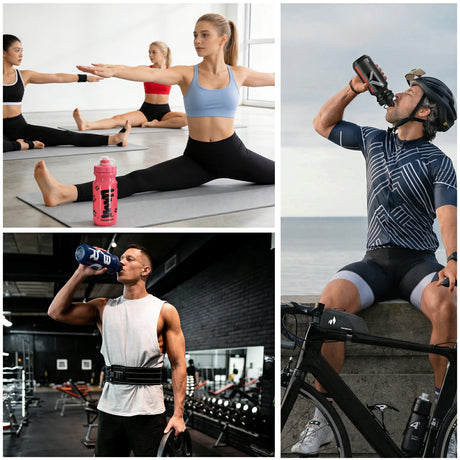 Trinkflasche 600 ml – Auslaufsicher, BPA‑frei, einhändig