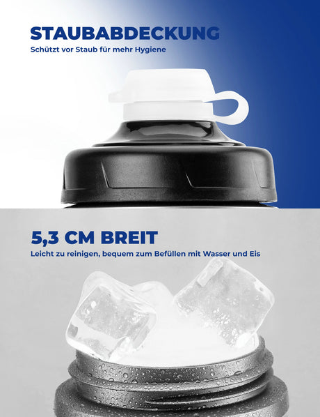 Fahrrad‑Trinkflasche 620 ml – 5 h Kühlhaltung