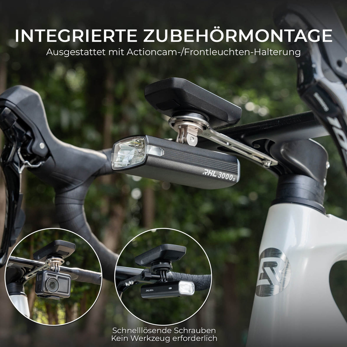 Universal Fahrradcomputer-Halterung – Leicht & Werkzeugfrei