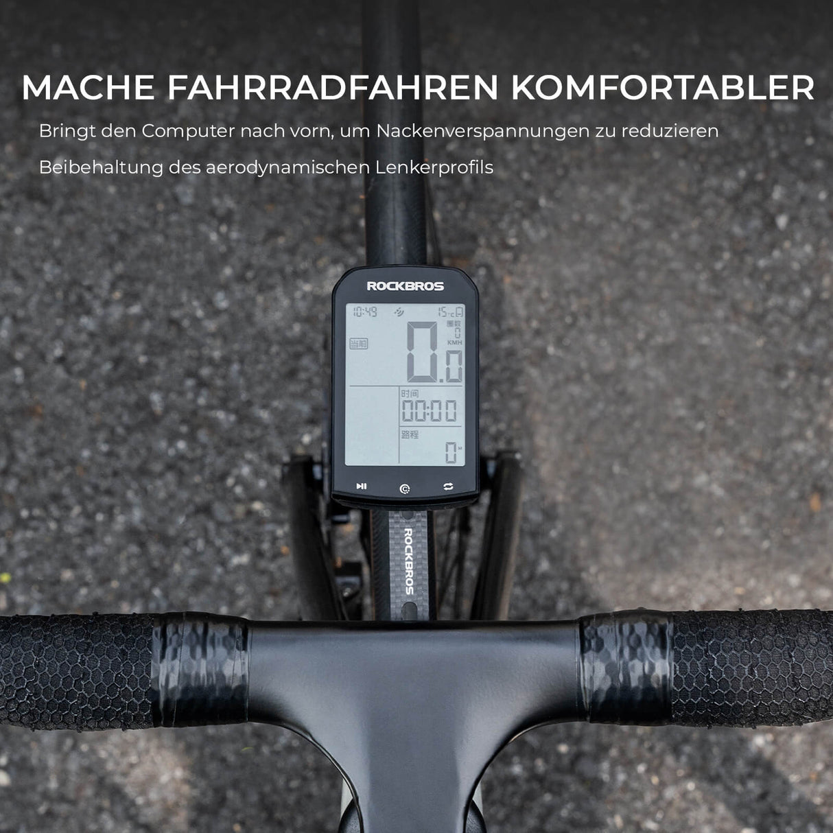 Universal Fahrradcomputer-Halterung – Leicht & Werkzeugfrei