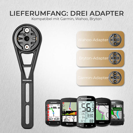 Universal Fahrradcomputer-Halterung – Leicht & Werkzeugfrei