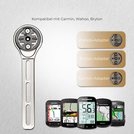 Universal Fahrradcomputer-Halterung – Leicht & Werkzeugfrei