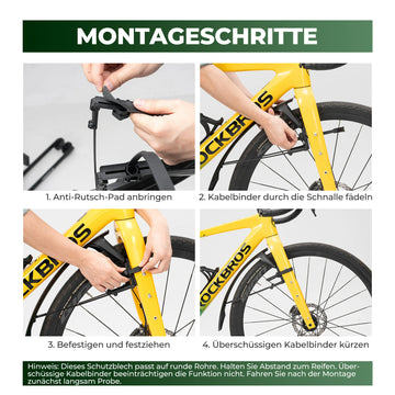 schutzblech abstand reifen Universal Bicycle Mudguard Set