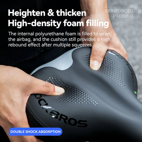 Verstellbarer Fahrradsattel mit Luftkissen