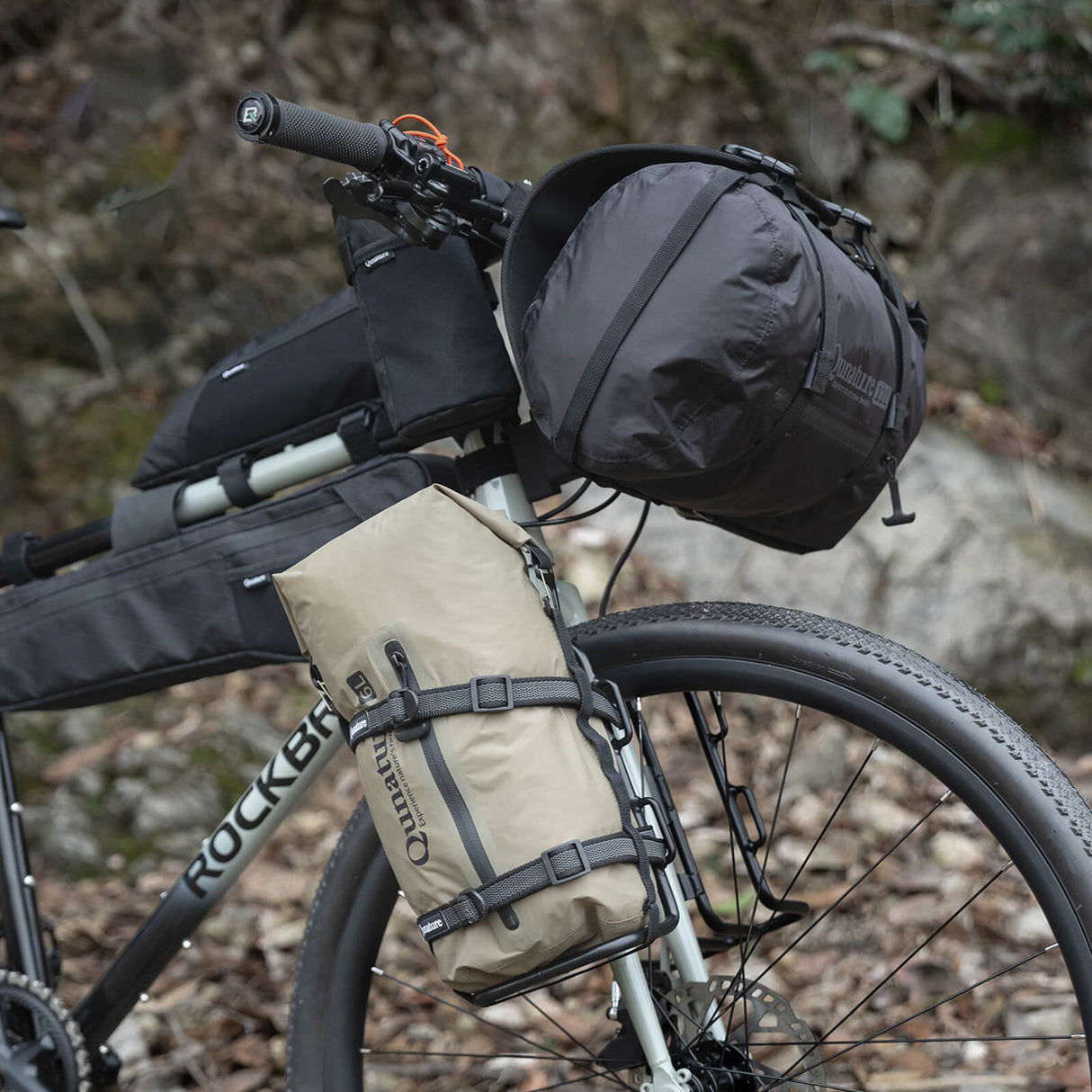 Qunature Wasserdichte Bikepacking Kompressionstasche