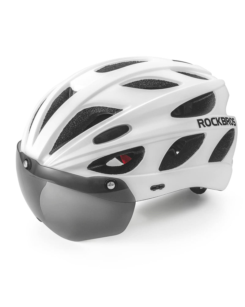Cargue la imagen en el visor de la galería, ROCKBROS Fahrradhelm mit integrierter abnehmbarer Magnetbrillen &amp; Visier
