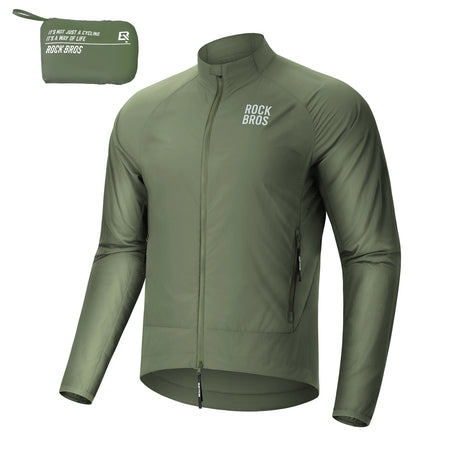 Winddichte Fahrradjacke – Leicht, Atmungsaktiv, Schnelltrocknend & Faltbar