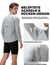 Winddichte Fahrradjacke – Leicht, Atmungsaktiv, Schnelltrocknend & Faltbar