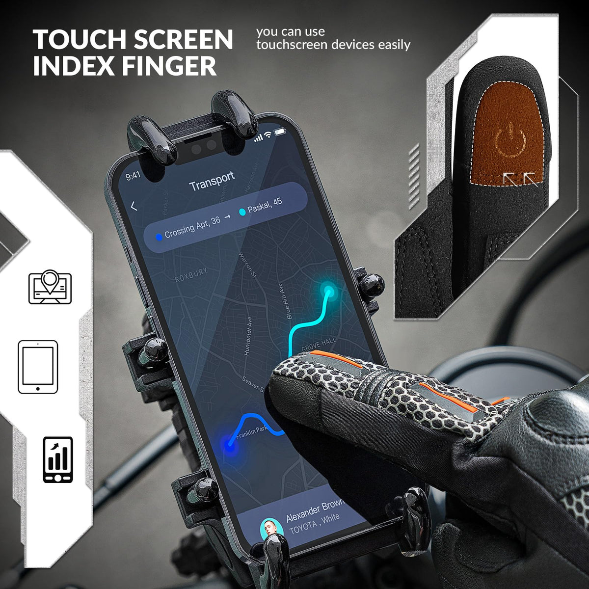 handschuhe mit smartphone finger Winter Fahrrad Handschuhe mit Touchscreen Funktion – ROCKBROS-DE