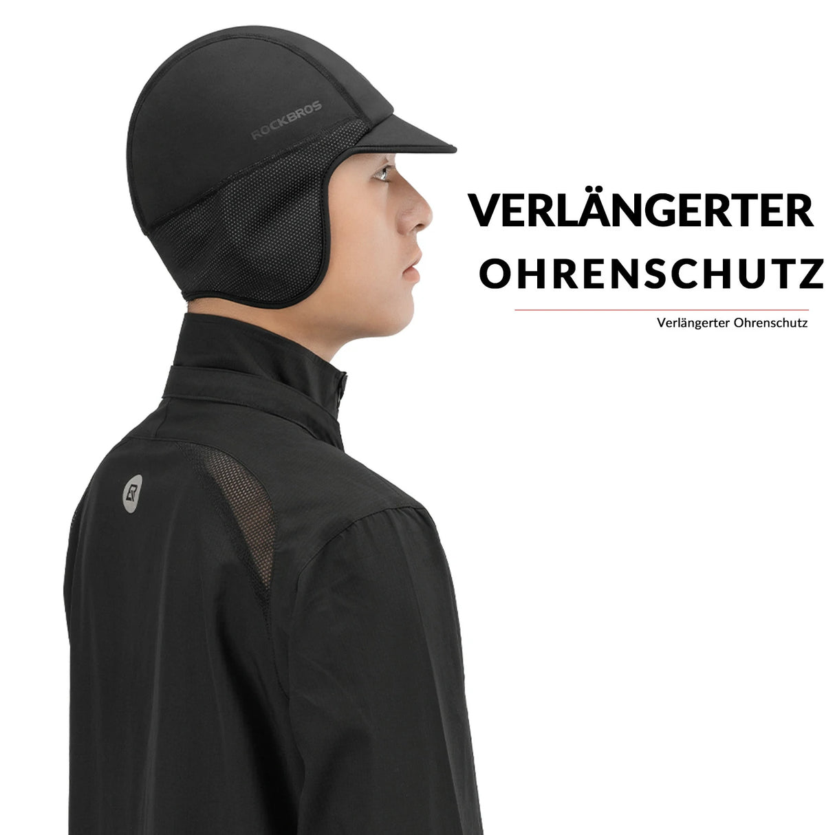 Winter Fahrrad-Helmmütze – Warm, Dehnbar & Helmunterziehkappe