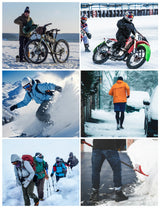 Winter Fahrrad Unterziehmütze für Kopfumfang 54-61cm