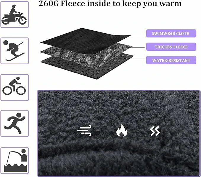 Winter-Fahrradhandschuhe – Touchscreen, Winddicht, Warm & Wasserabweisend