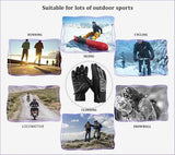 Winter-Fahrradhandschuhe – Touchscreen, Winddicht, Warm & Wasserabweisend