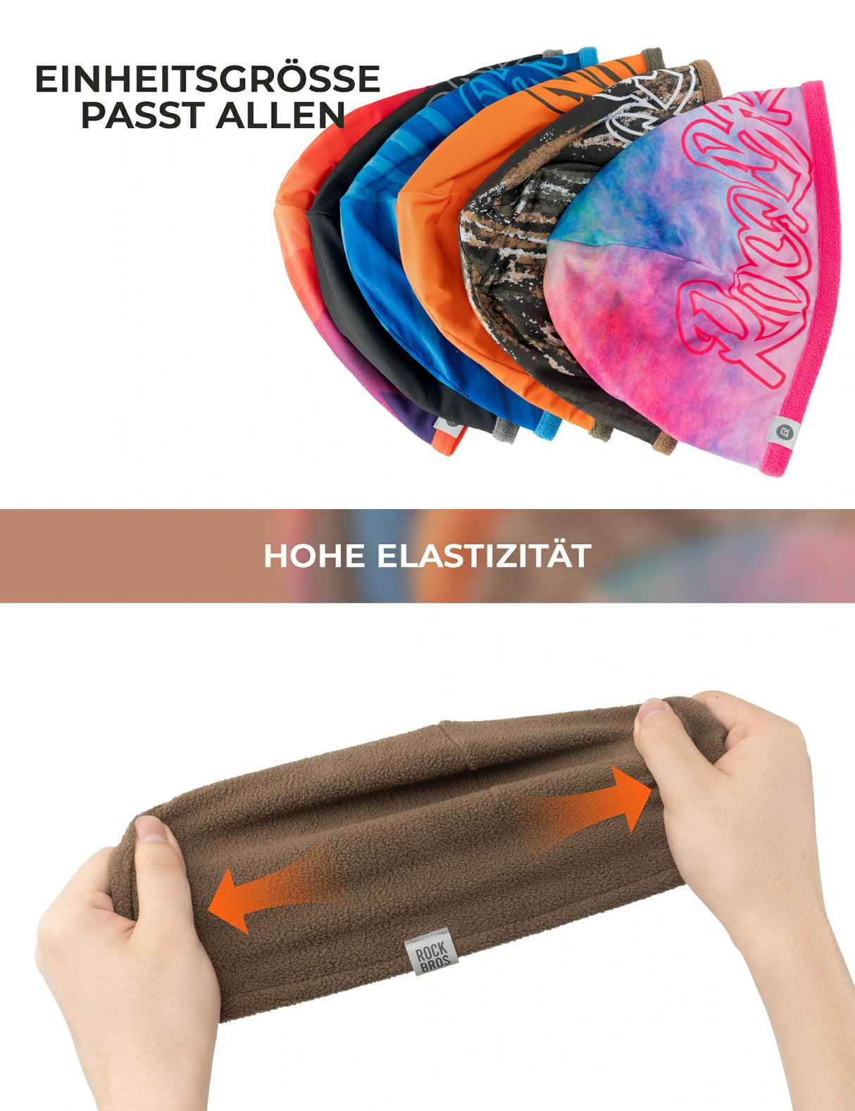 Bonnet thermique réversible (2 en 1) avec protection des oreilles 