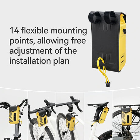 100% wasserdichte Lenkertasche 1,3L - AS-160