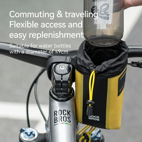 AS-162 100% Waterproof Water Bottle Handlebar Bag 1L - ROCKBROS-EU