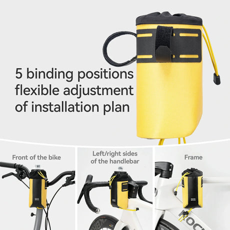 AS-162 100% Waterproof Water Bottle Handlebar Bag 1L - ROCKBROS-EU