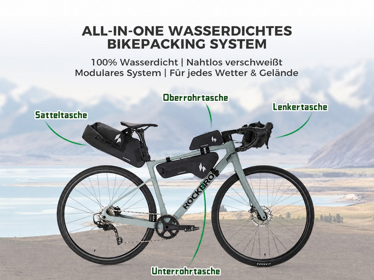 ROCKBROS Wasserdichtes Bikepacking Komplettsystem