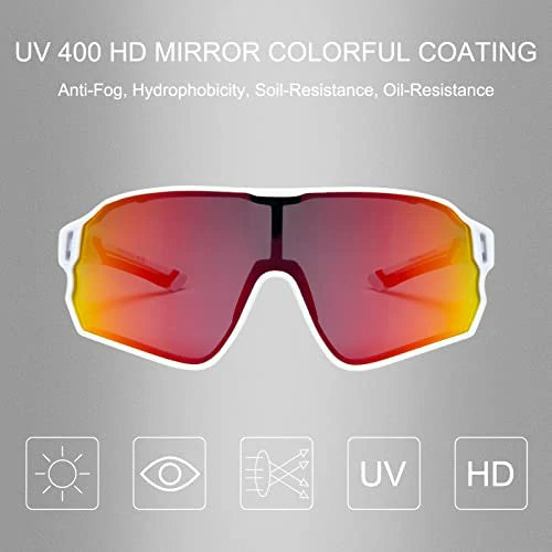 ROCKBROS Fahrradbrille Polarisierte Sportsbrille mit UV-Schutz - ROCKBROS-EU