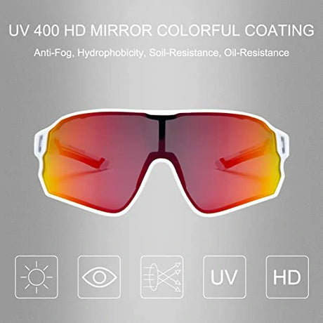 ROCKBROS Fahrradbrille Polarisierte Sportsbrille mit UV-Schutz - ROCKBROS-EU