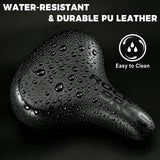 Bequemer Fahrradsattel Weicher Sattel mit Doppel-Federung