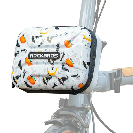 ROCKBROS Fahrrad-Lenkertasche, wasserdichte Hartschale, für Faltrad