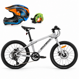 Darwin 20-Zoll Starrgabel mit Kinderhelm und Klingel