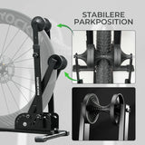 Fahrrad-Klappständer mit Doppelstreben aus Karbonstahl