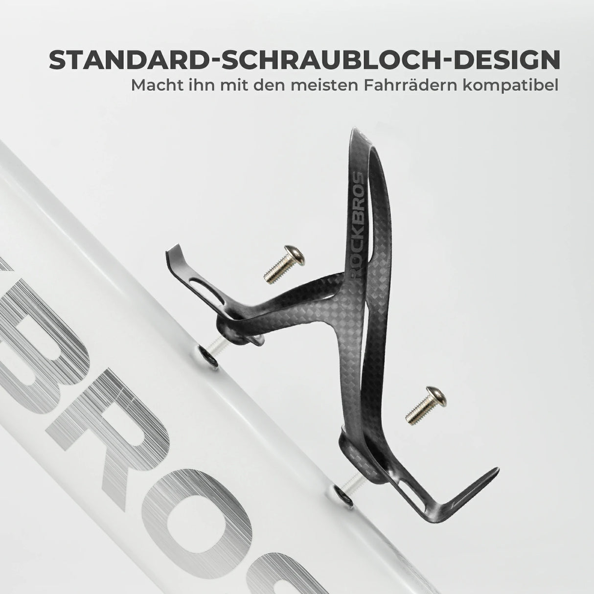Fahrrad-Flaschenhalter aus Vollcarbon mit nur 13 g Gewicht – ultraleicht, stabil und ideal für Rennradfahrer, die Wert auf Performance legen.