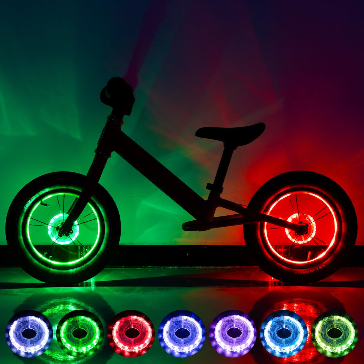 ROCKBROS led bike wheel light kids